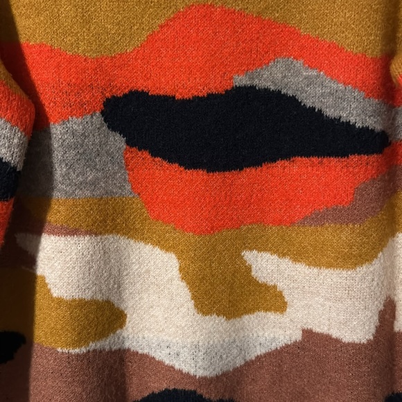 THML Mustard and Orange Sweater Women's Small - Picture 2 of 5